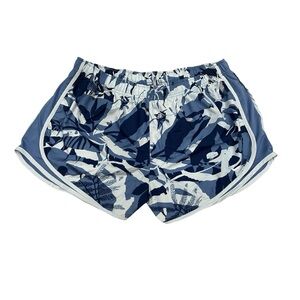 Women's Nike Dri-fit Running Shorts Floral Print Size XXL Swoosh Brief-Lined